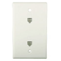 Dual Flush Faceplate Front